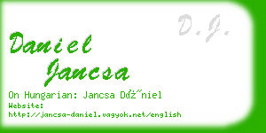 daniel jancsa business card